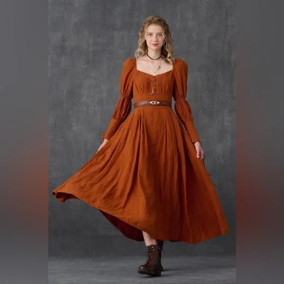 Linennaive | Dresses | Phoenix 24 Regency Laceup Linen Dress | Poshmark